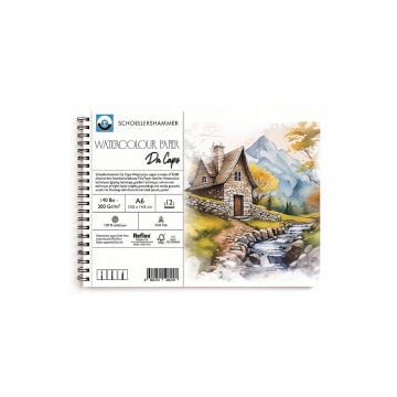 Schoellershammer Da Capo Sulu Boya Defteri 300gr A6 12yp
