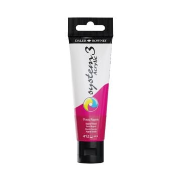 Daler Rowney System 3 Akrilik Boya 150ml 412 Process Magenta