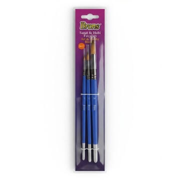 Brons Set1 BR-2220 Blister Fırça Seti 3lü