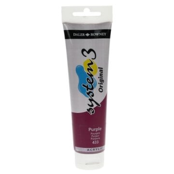 Daler Rowney System 3 Akrilik Boya 150ml 433 Purple