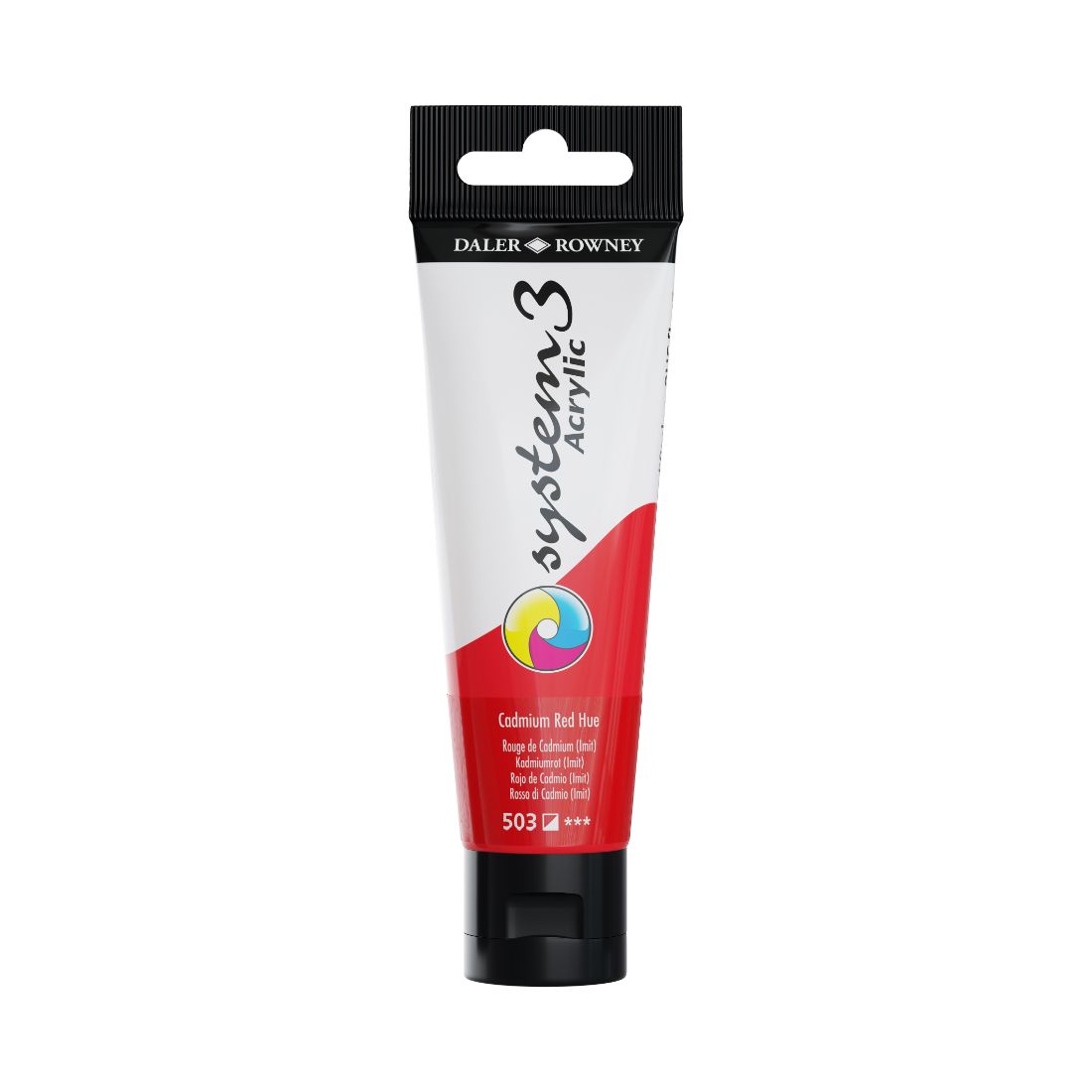 Daler Rowney System 3 Akrilik Boya 150ml 503 Cadmium Red Hue