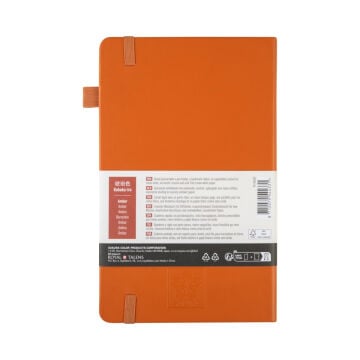 Sakura Eskiz Bloğu Sert Kapak 140gr 13x21cm Kırmızı 80yp Çizgili