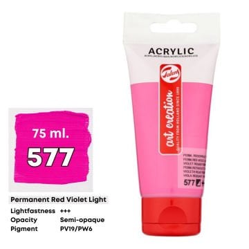 Art Creation Akrilik Boya 75ml 577 Permanent Red Violet Light