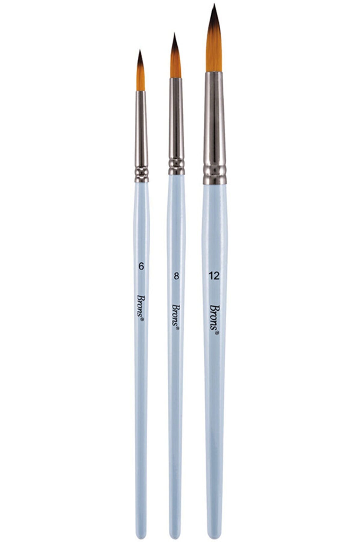Brons Set7 BR-2206 Blister Fırça Seti 3lü
