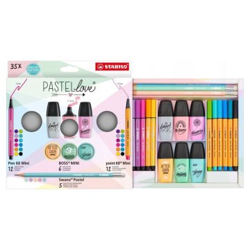 Stabilo Pastellove Mini Set 35li