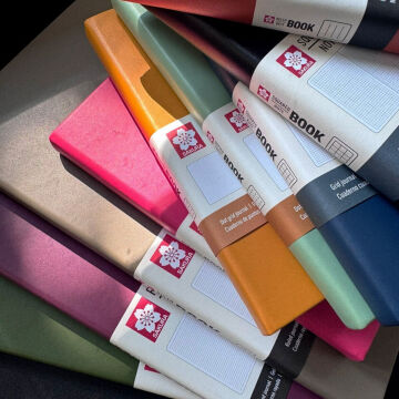 Sakura Eskiz Bloğu Sert Kapak 140gr 13x21cm Gri 80yp Çizgili