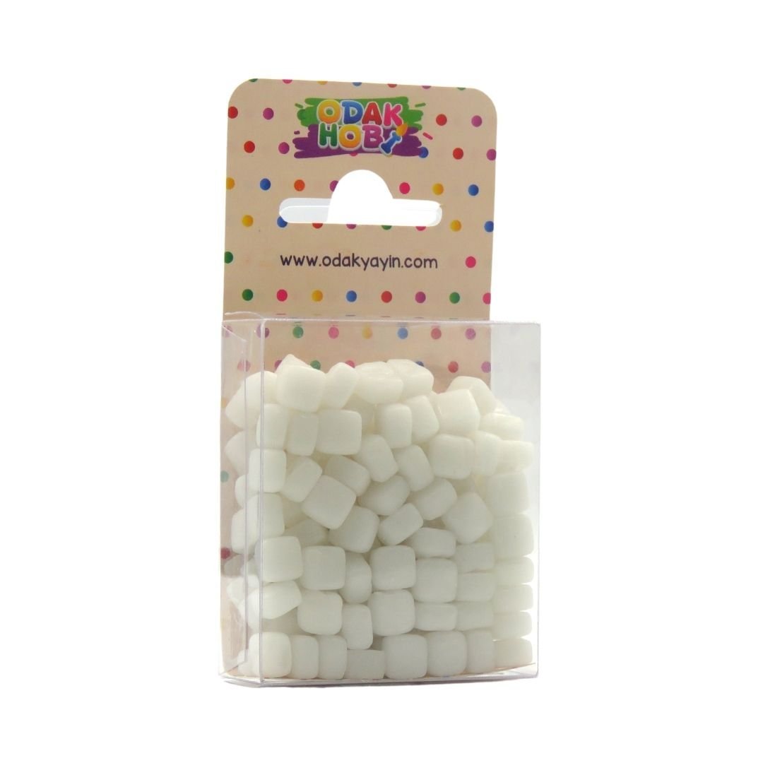 Odak Hobi Mozaik Taşı 75gr 4-7mm Beyaz