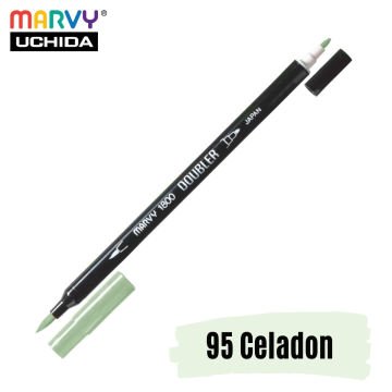 Marvy Artist Brush Pen 1800 Çift Taraflı Firça Uçlu Kalem 95 Celadon