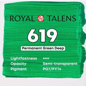 Art Creation Akrilik Boya 75ml 619 Permanent Green Deep