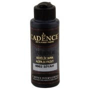 Cadence Premium Akrilik Boya 120ml 0002 Siyah