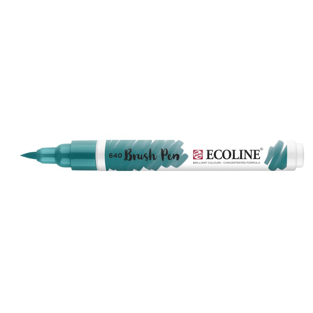 Talens Ecoline Brush Pen Fırça Uçlu Kalem 640 Bluish Green