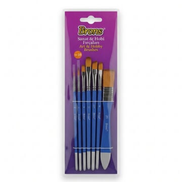 Brons Set10 BR-2229 Blister Fırça Seti 7li