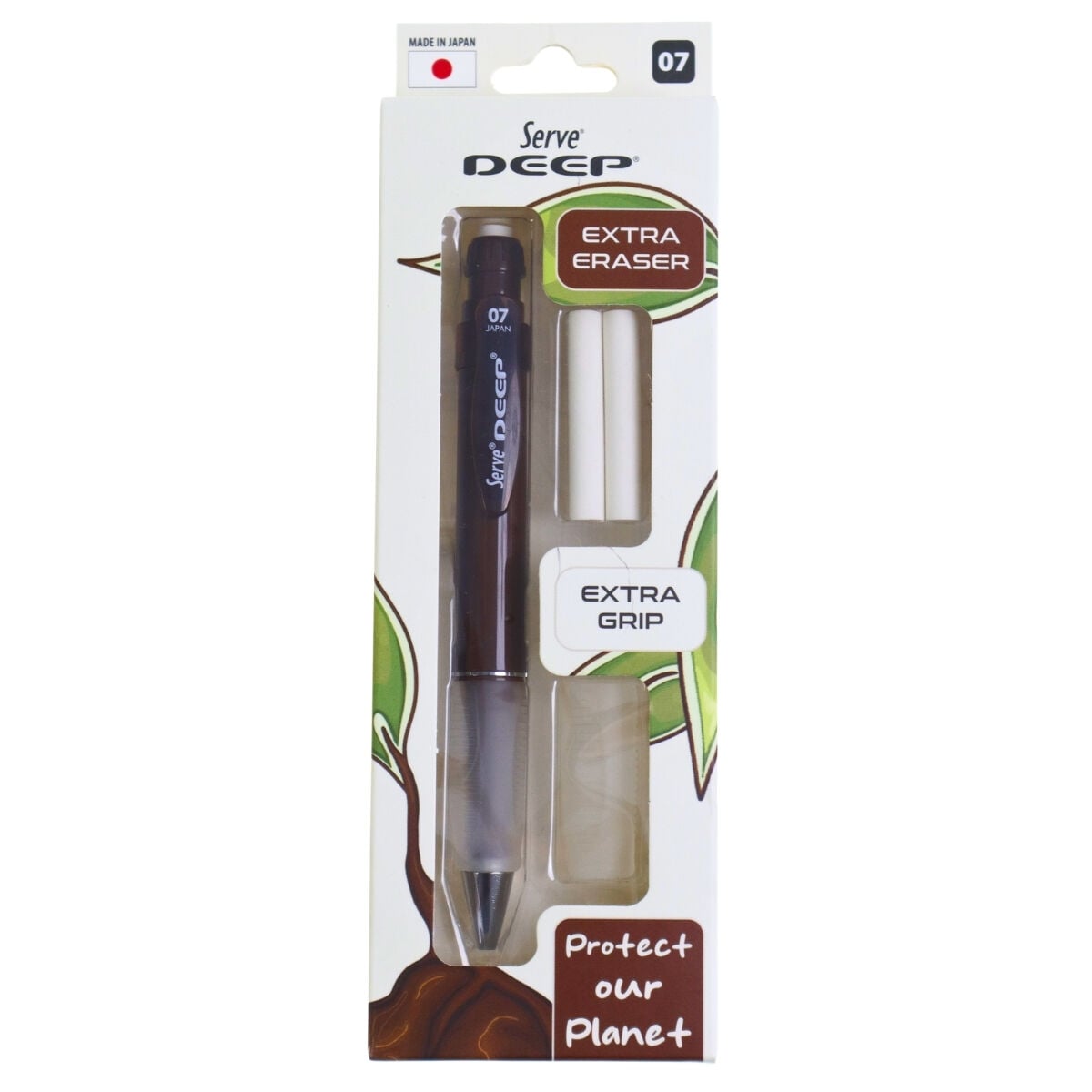 Serve Deep Versatil Uçlu Kalem Extra Seti 3lü 0.7mm Earth Brown