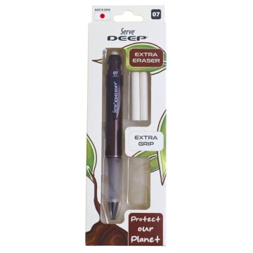 Serve Deep Versatil Uçlu Kalem Extra Seti 3lü 0.7mm Earth Brown
