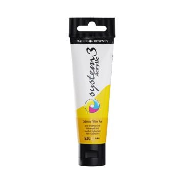 Daler Rowney System 3 Akrilik Boya 150ml 620 Cadmium Yellow Hue