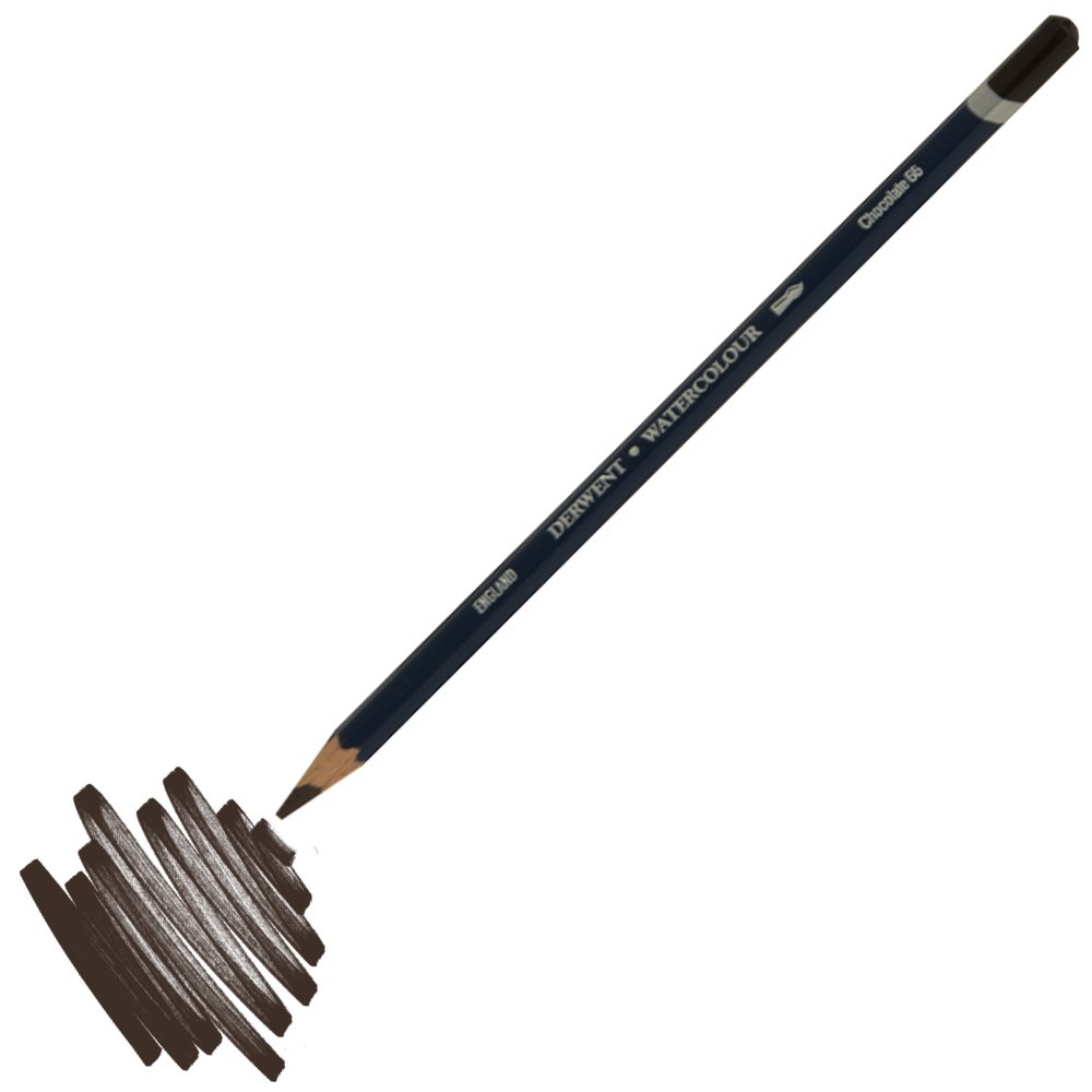 Derwent Watercolour Suluboya Kalemi 66 Chocolate
