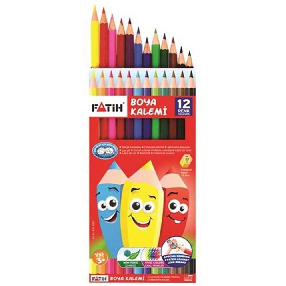Fatih Kuruboya 12 Renk Set Tam Boy