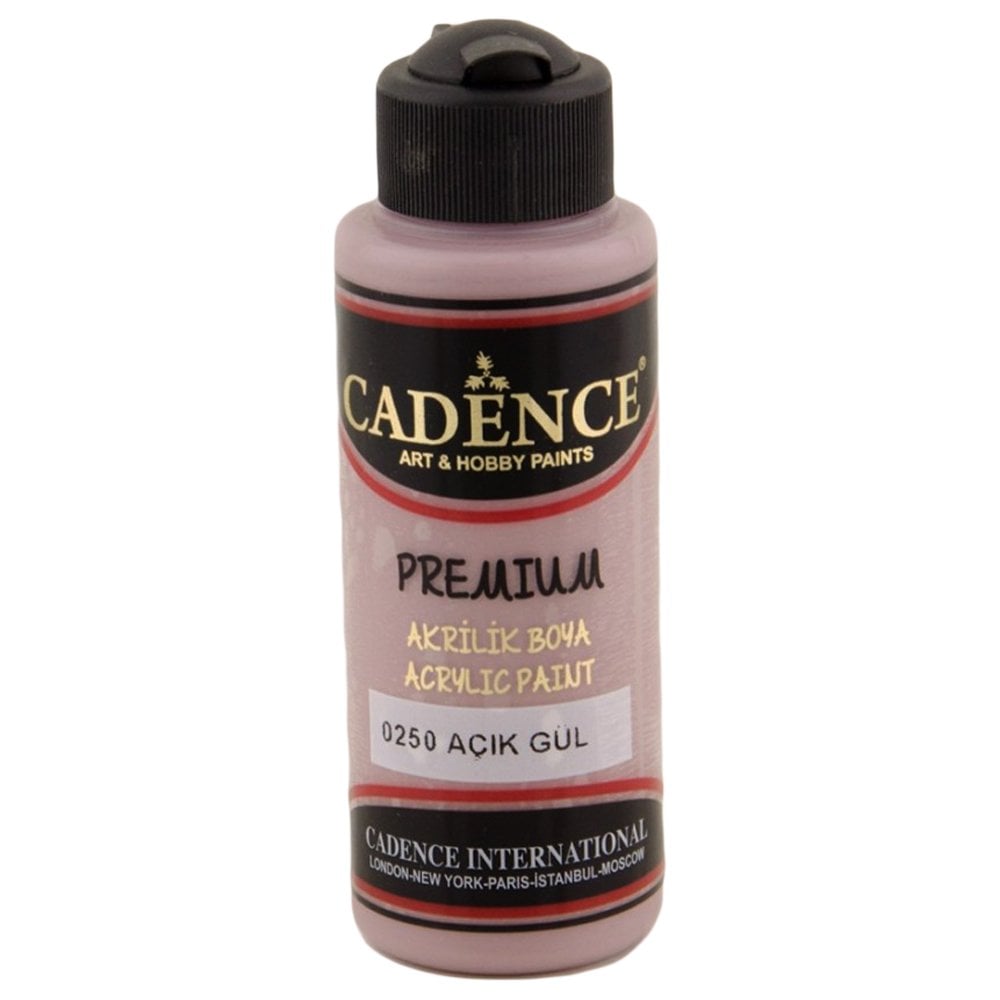 Cadence Premium Akrilik Boya 120ml 0250 Açık Gül