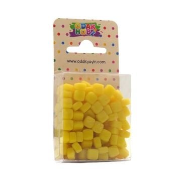 Odak Hobi Mozaik Taşı 75gr 4-7mm Sarı