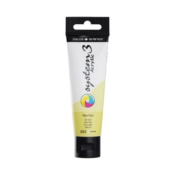 Daler Rowney System 3 Akrilik Boya 150ml 663 Yellow Ochre