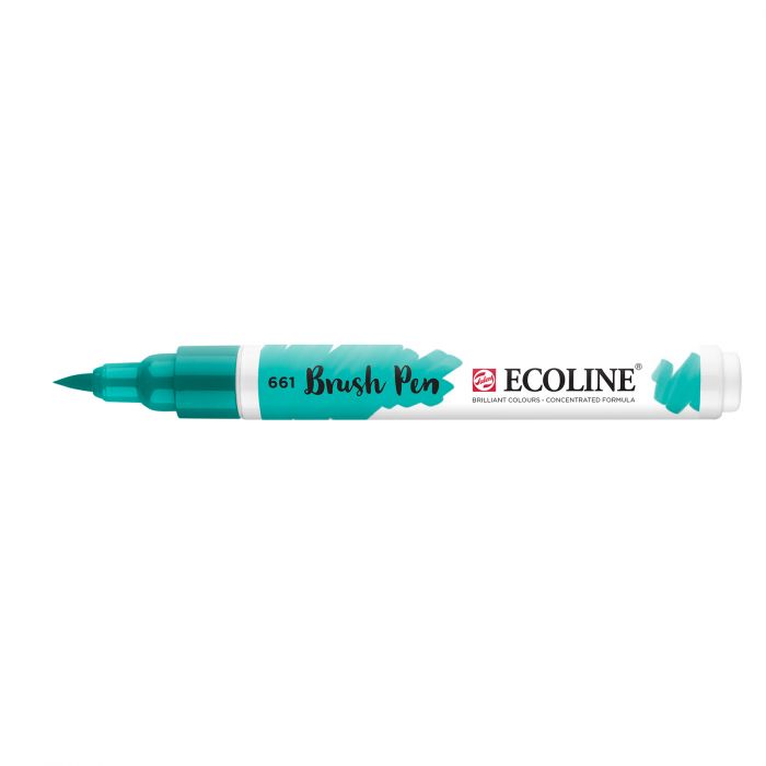 Talens Ecoline Brush Pen Fırça Uçlu Kalem 661 Turquise Green