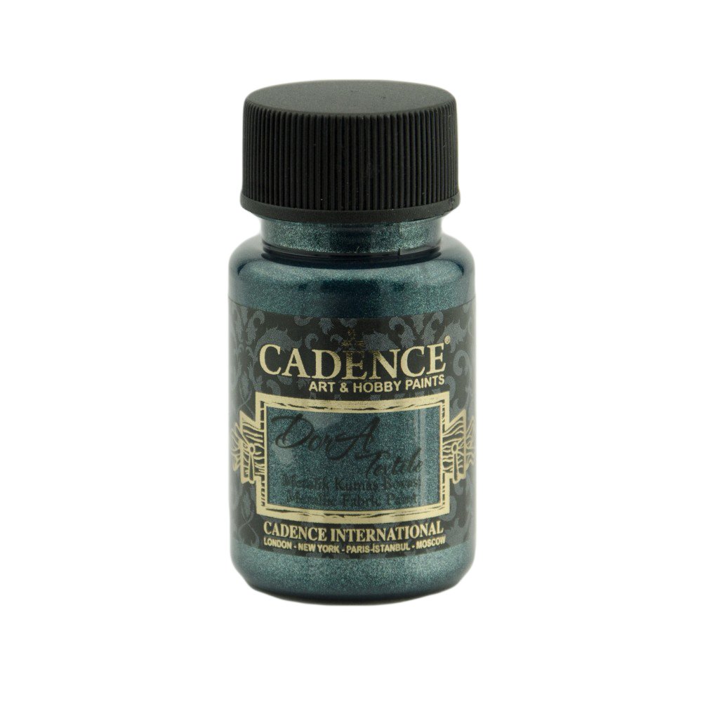 Cadence Dora Metalik Kumaş Boyası 50ml 1140 Petrol