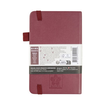 Sakura Eskiz Bloğu Sert Kapak 140gr 9x14cm Vişne 80yp Çizgili
