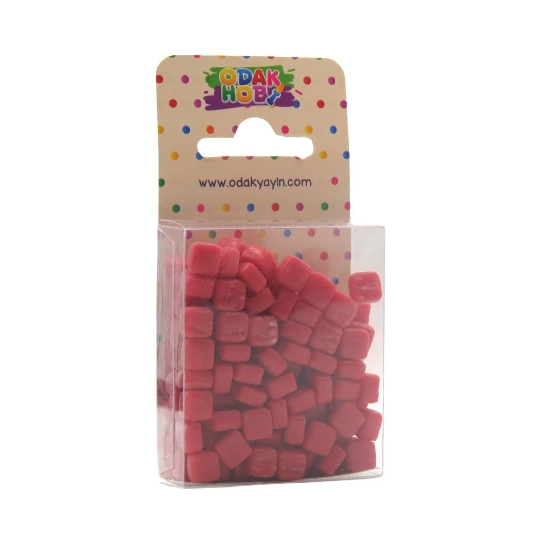 Odak Hobi Mozaik Taşı 75gr 4-7mm Kırmızı
