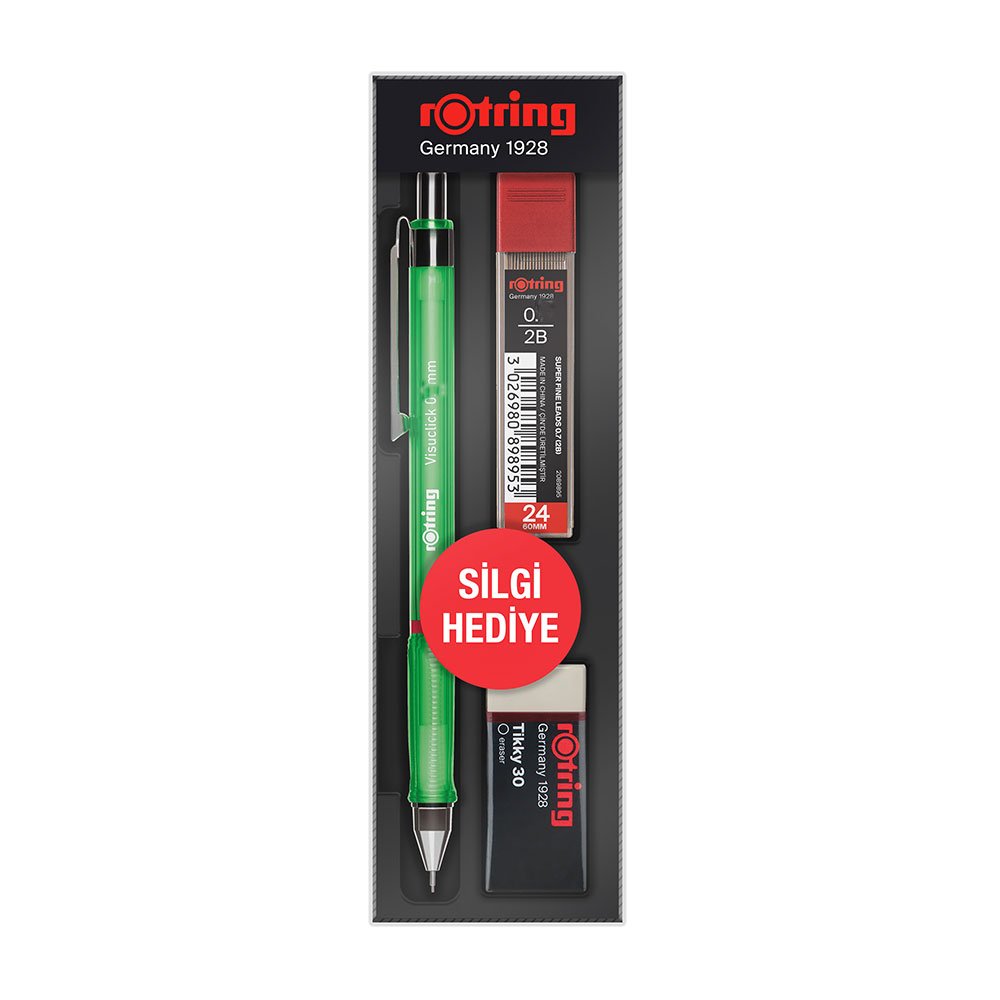 Rotring Visuclick 3lü Okul Seti 0.5mm Yeşil
