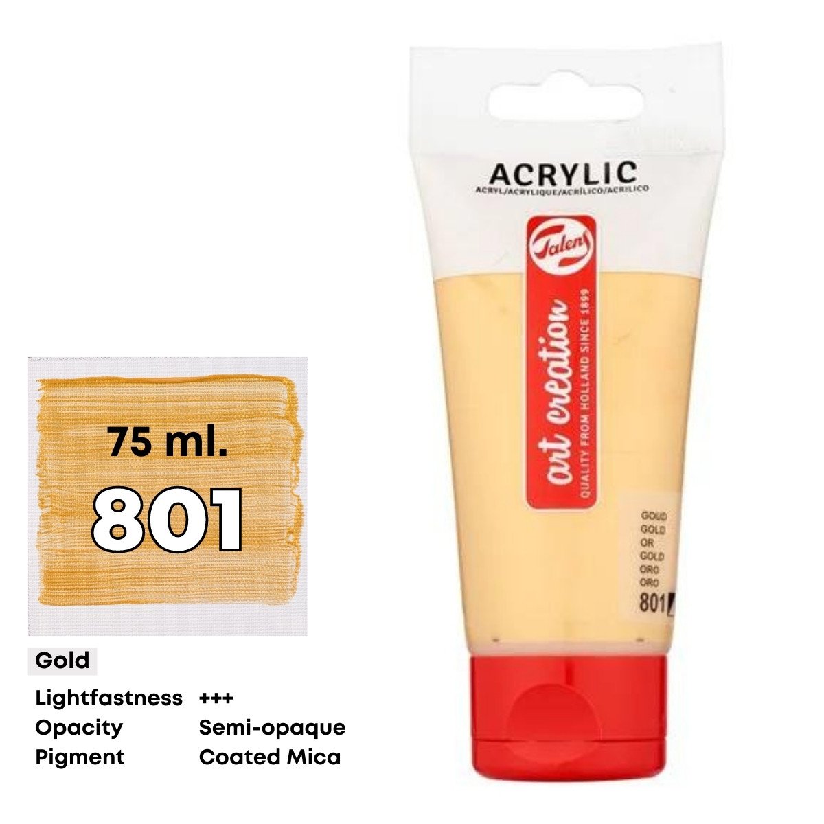 Art Creation Akrilik Boya 75ml 801 Gold