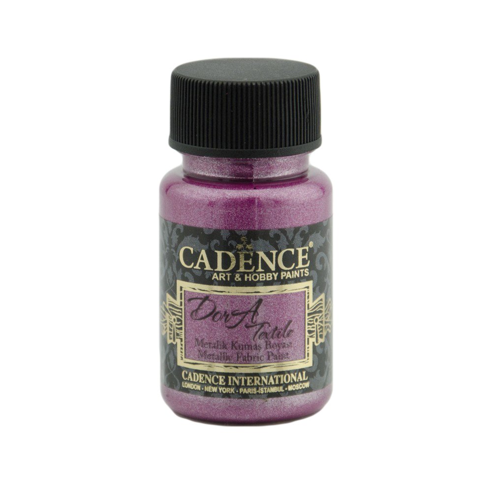 Cadence Dora Metalik Kumaş Boyası 50ml 1144 Sıklamen