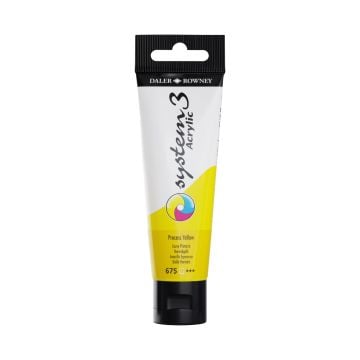 Daler Rowney System 3 Akrilik Boya 150ml 675 Process Yellow