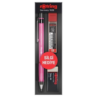 Rotring Visuclick 3lü Okul Seti 0.7mm Pembe