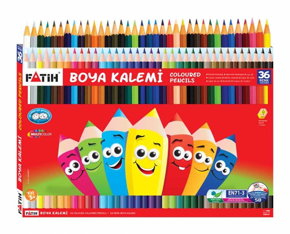Fatih Kuruboya 36 Renk Set Tam Boy