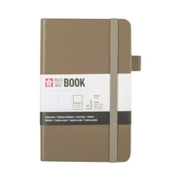 Sakura Eskiz Bloğu Sert Kapak 140gr 9x14cm Gri 80yp Çizgili