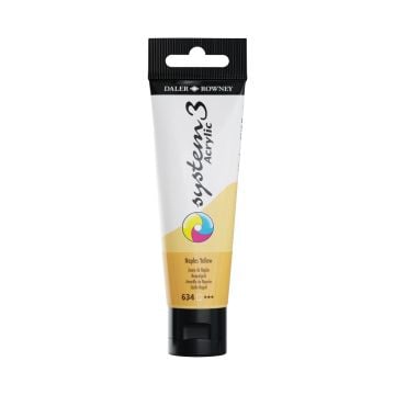 Daler Rowney System 3 Akrilik Boya 150ml 634 Naples Yellow
