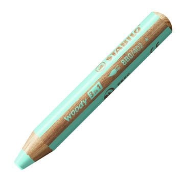 Stabilo Woody 3in1 Pastel 6lı + Kalemtıraş