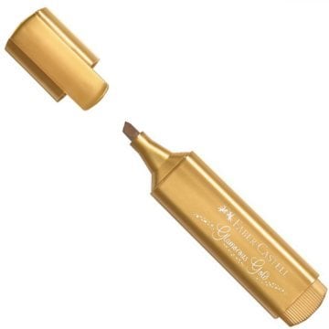 Faber Castell Fosforlu Kalem 46 Metalik Altın 5030154650