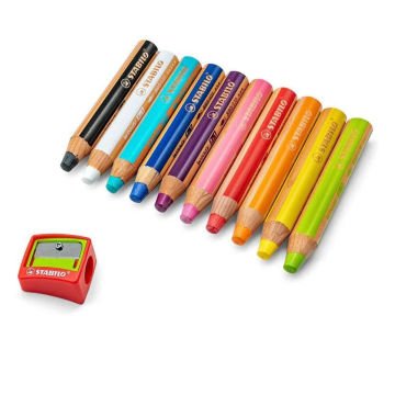 Stabilo Woody 3in1 ARTY 6lı + Kalemtıraş