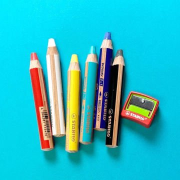 Stabilo Woody 3in1 ARTY 6lı + Kalemtıraş