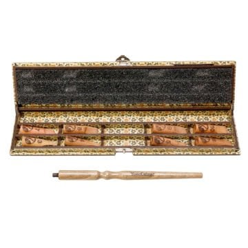 Yosof Abzar Hat ve Kaligrafi Kalemi Ahşap Seti 8 Uçlu