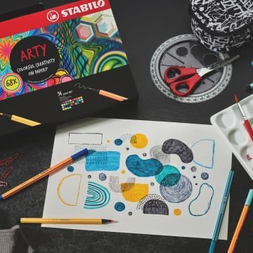 Stabilo Kreatif ARTY Pen 68 + point 88 Seti 68li