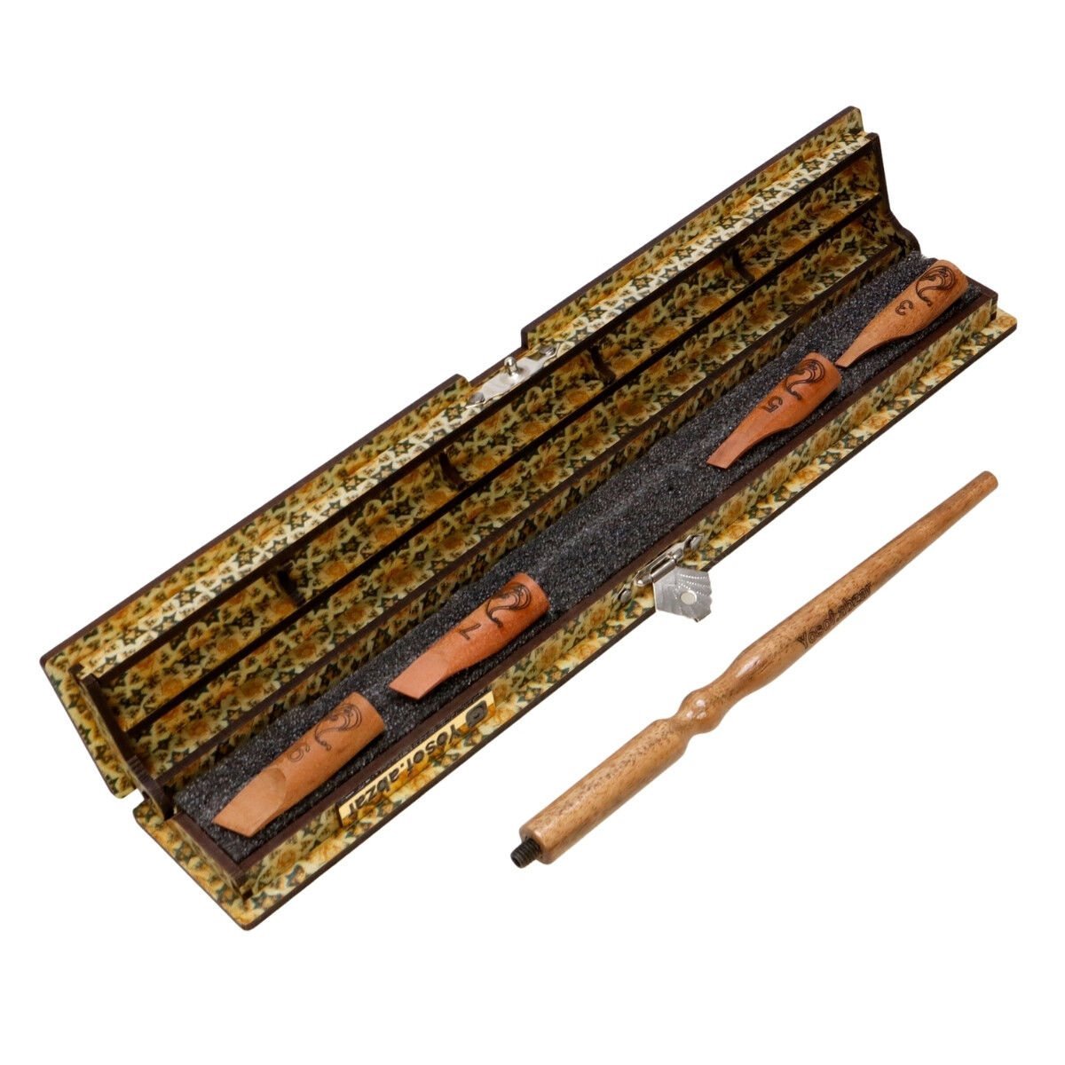 Yosof Abzar Hat ve Kaligrafi Kalemi Ahşap Seti 4 Uçlu