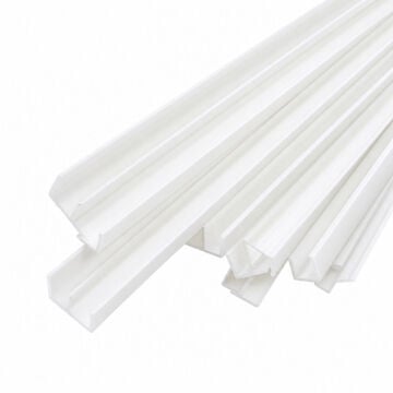 Art Elegant Plastik E Profil Çıta 5x10mm 50cm 10lu
