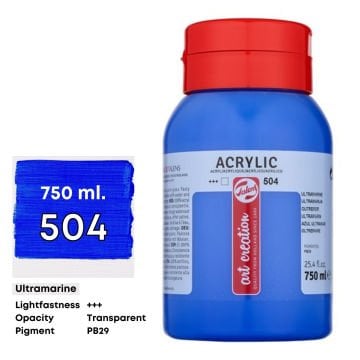 Art Creation Akrilik Boya 750ml 504 Ultramarine
