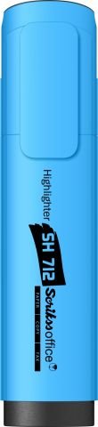 Scriks Sh712 Fosforlu Kalem Mavi
