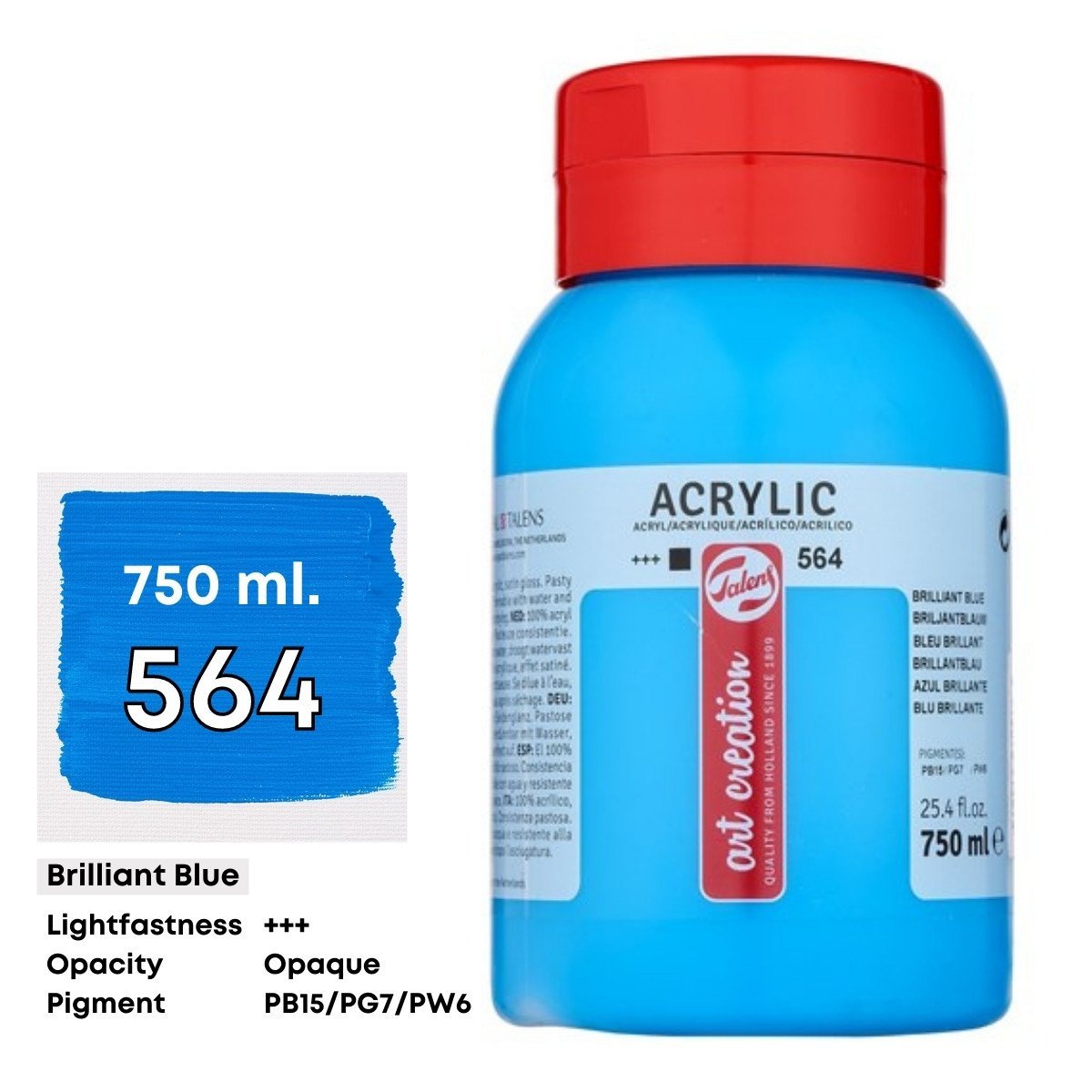 Art Creation Akrilik Boya 750ml 564 Brillant Blue