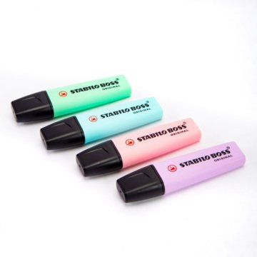 Stabilo Boss Original Fosforlu Kalem 4 Pastel Renk Paket