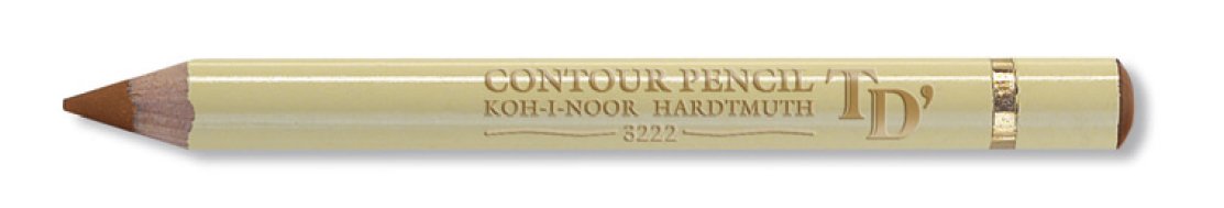 Koh-i-Noor Contour Round Drawing Pencil 3222 Brown