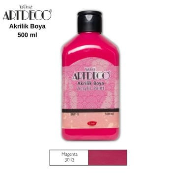 Artdeco Akrilik Boya 500ml 3042 Magenta
